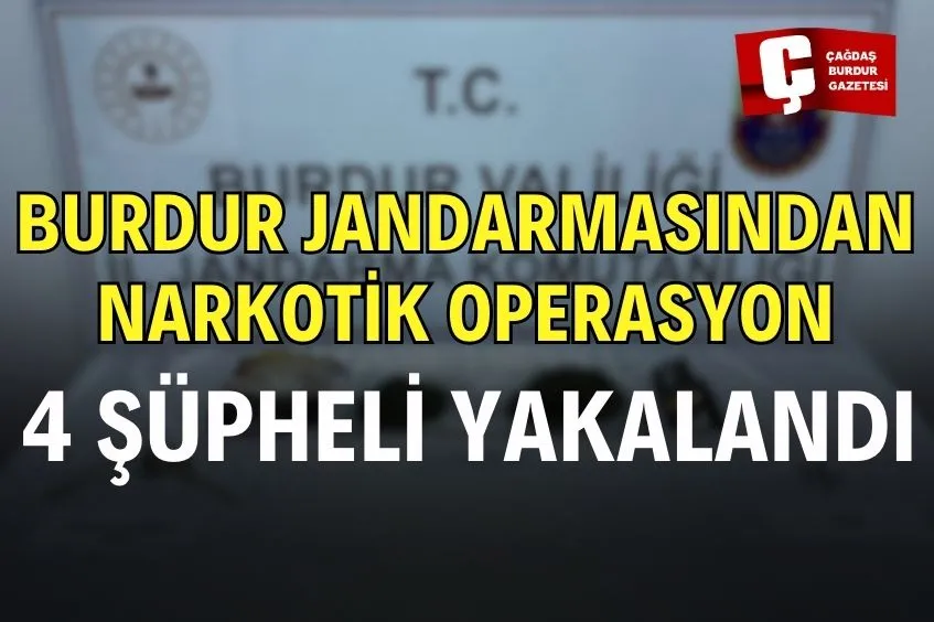 BURDUR JANDARMASINDAN OPERASYON