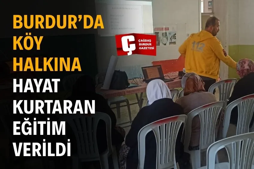 ÇELTİKÇİ GÜVENLİ KÖYÜ’NDE HAYATİ EĞİTİMLER TAMAMLANDI