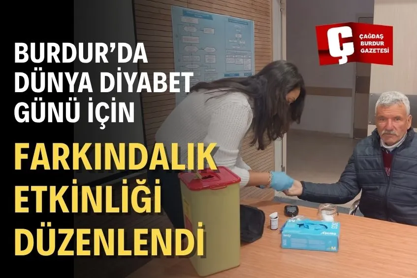 14 KASIM DÜNYA DİYABET GÜNÜ’NDE “ŞEKERİNİ KONTROL ET, YAŞAMINI TATLANDIR” MESAJI: ARTAN DİYABET VAKALARINA KARŞI FARKINDALIK ETKİNLİĞİ