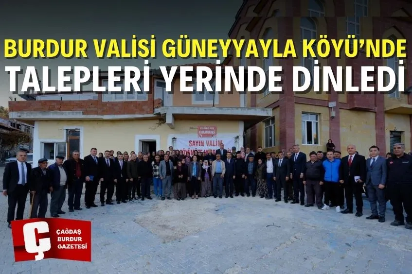 VALİ BAYDAR BİLGİHAN GÜNEYYAYLA KÖYÜ'NDE