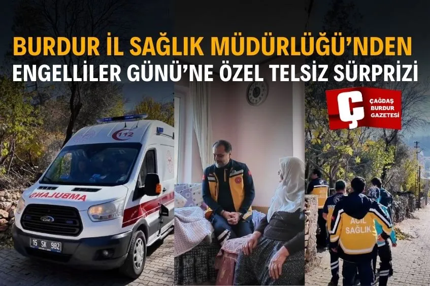 3 ARALIK DÜNYA ENGELLİLER GÜNÜ KAPSAMINDA BUCAK’TA SÜRPRİZ ETKİNLİK DÜZENLENDİ
