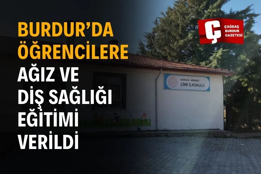 BURDUR’DA MİNİK ÖĞRENCİLERE AĞIZ VE DİŞ SAĞLIĞI EĞİTİMİ