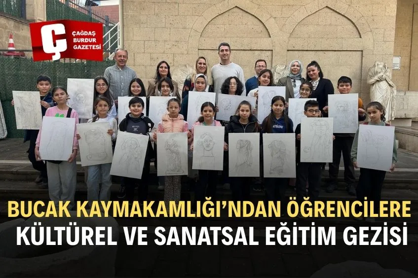 KAYMAKAM KURUCA, BURDUR MÜZESİ’NDE ÖĞRENCİLERLE TARİHİ ESERLERİ İNCELEDİ