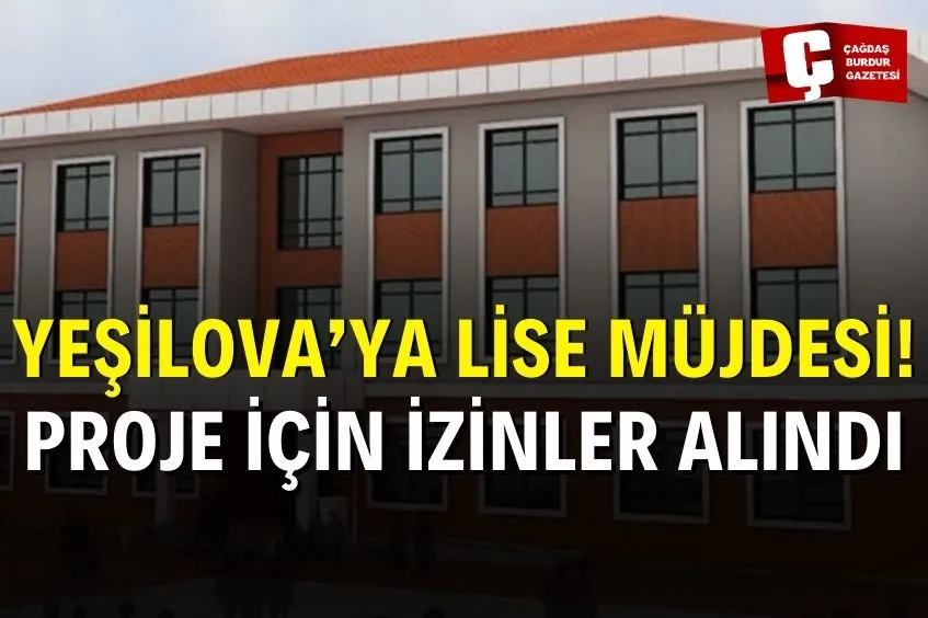 YEŞİLOVA’YA MÜJDE! PROJE İÇİN İZİNLER ALINDI