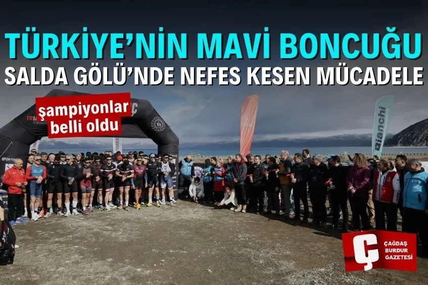 BURDUR’DA SALDA DUATLONU TÜRKİYE KUPASI YARIŞLARI SONA ERDİ