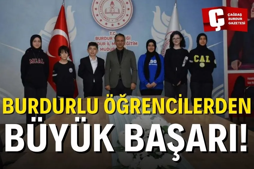 BURDUR’DA SAVUNMADAN SANATA YARIŞMASINDA DERECEYE GİREN ÖĞRENCİLER ÖDÜLLENDİRİLDİ