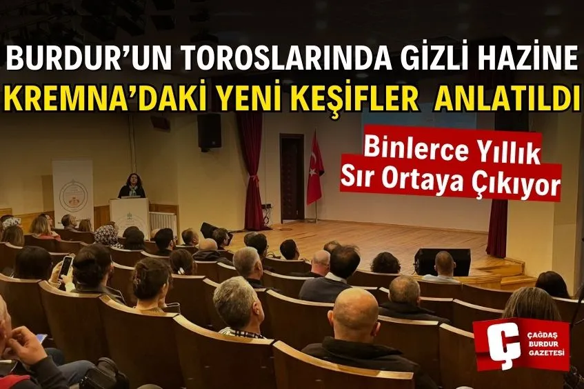 BURDUR’UN ZENGİN TARİHİ: KREMNA ANTİK KENTİ YENİ BULGULARLA GÜNDEMDE