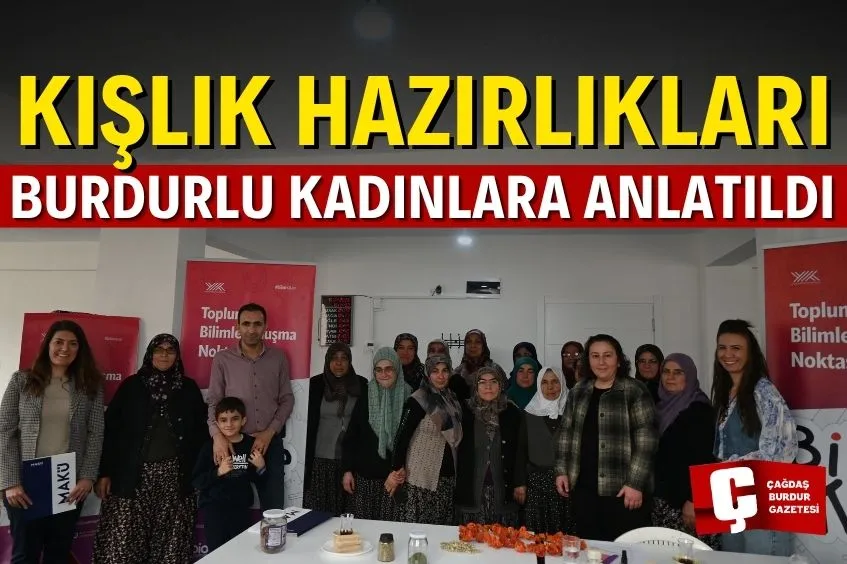 BİLİM KAFE’DE BU HAFTA GELENEKSEL KURUTMA YÖNTEMLERİ BİLİMLE BULUŞTU