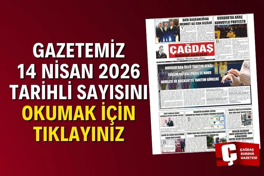 GAZETEMİZ 14 NİSAN 2026 TARİHLİ SAYISI