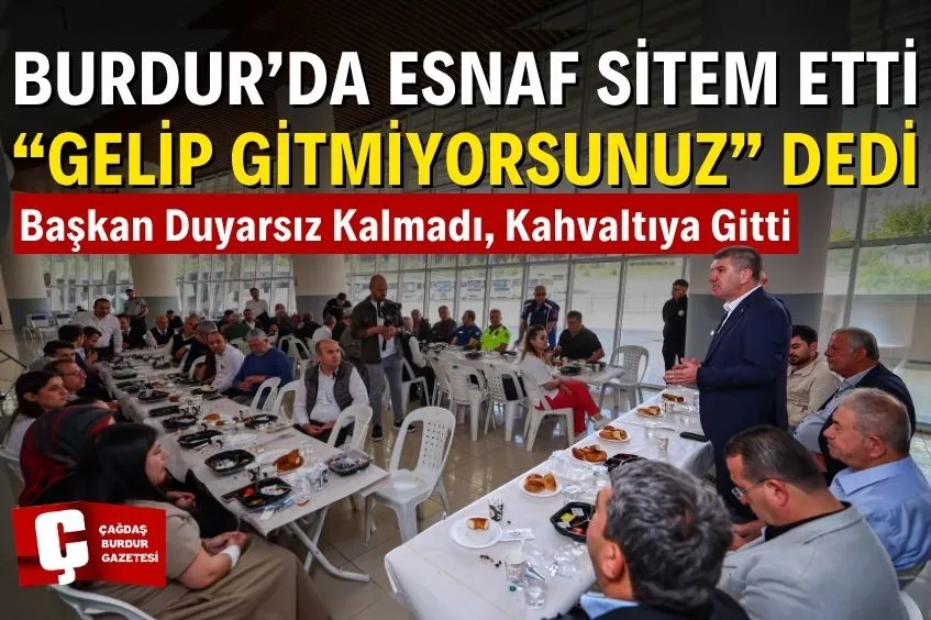 BAŞKAN ERCENGİZ, OTOGAR ESNAFIYLA KAHVALTIDA BİR ARAYA GELDİ
