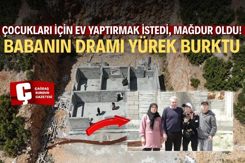 ENGELLİ ÇOCUKLARI İÇİN KURDUĞU EV HAYALİ YARIM KALDI HAYATI KABUSA DÖNDÜ
