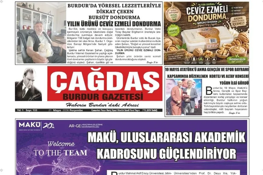 GAZETEMİZ 21 MAYIS 2026 TARİHLİ SAYISI