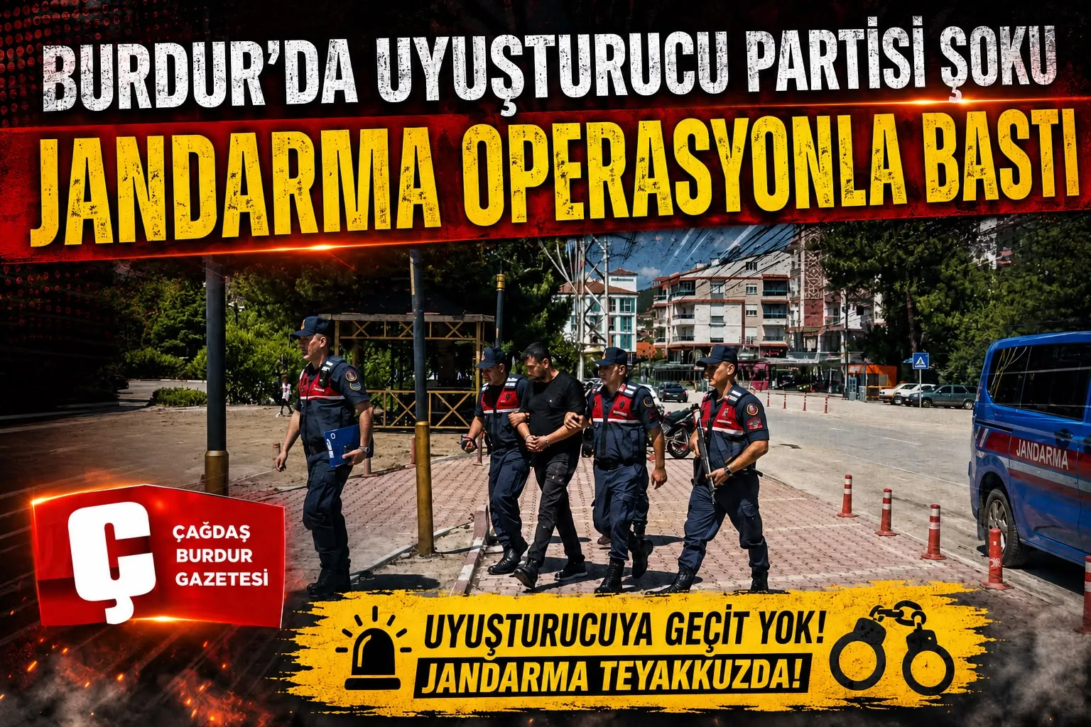 BURDUR'DA UYUŞTURUCU PARTİSİ CEZAEVİNDE BİTTİ