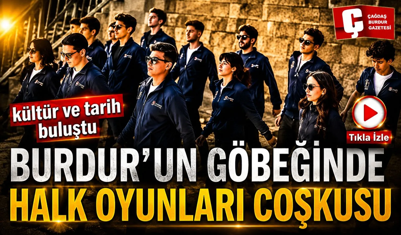 BURDUR'DA BAKİBEY KONAĞI'NDA HALK OYUNLARI COŞKUSU!
