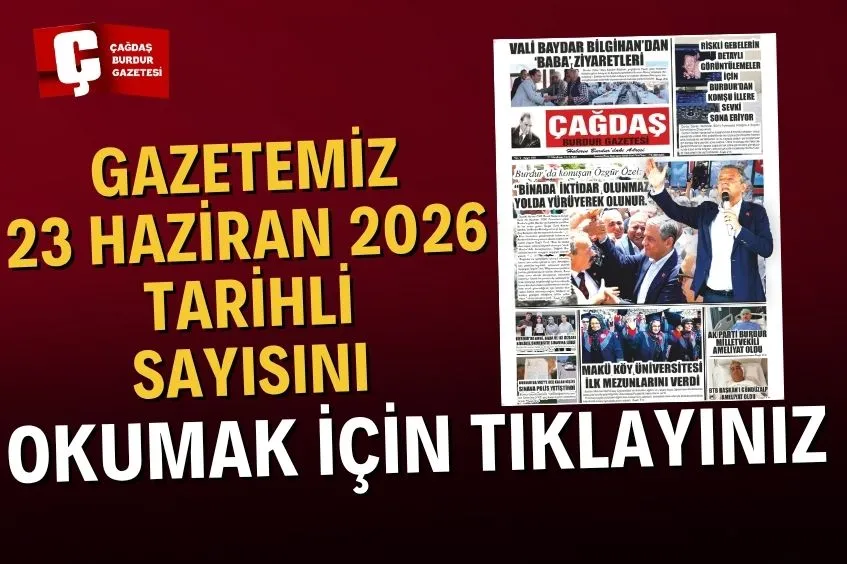 GAZETEMİZ 23 HAZİRAN 2026 TARİHLİ SAYISI