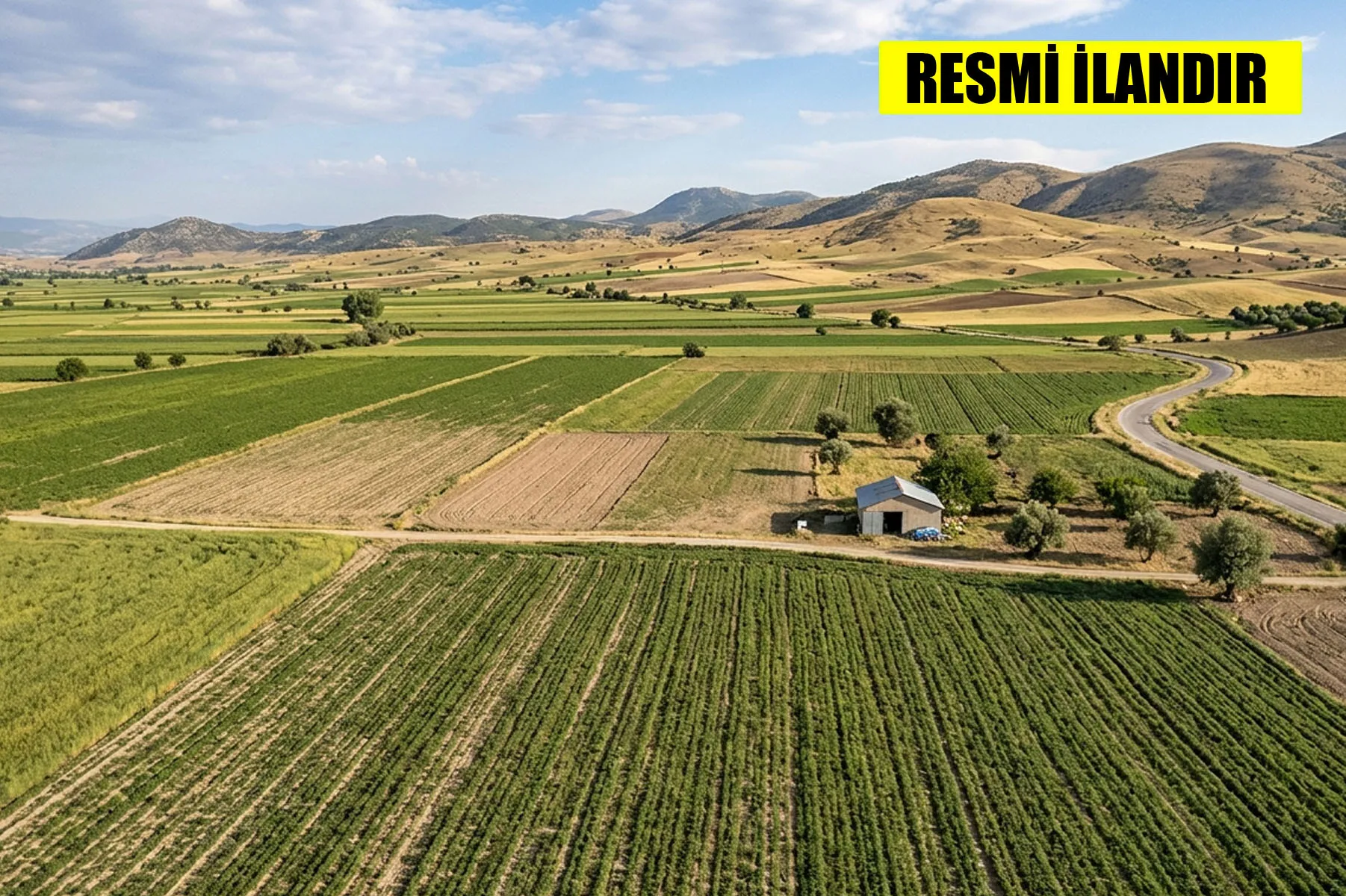 ÇELTİKÇİ MİLLİ EMLAK ŞEFLİĞİ İLANI 