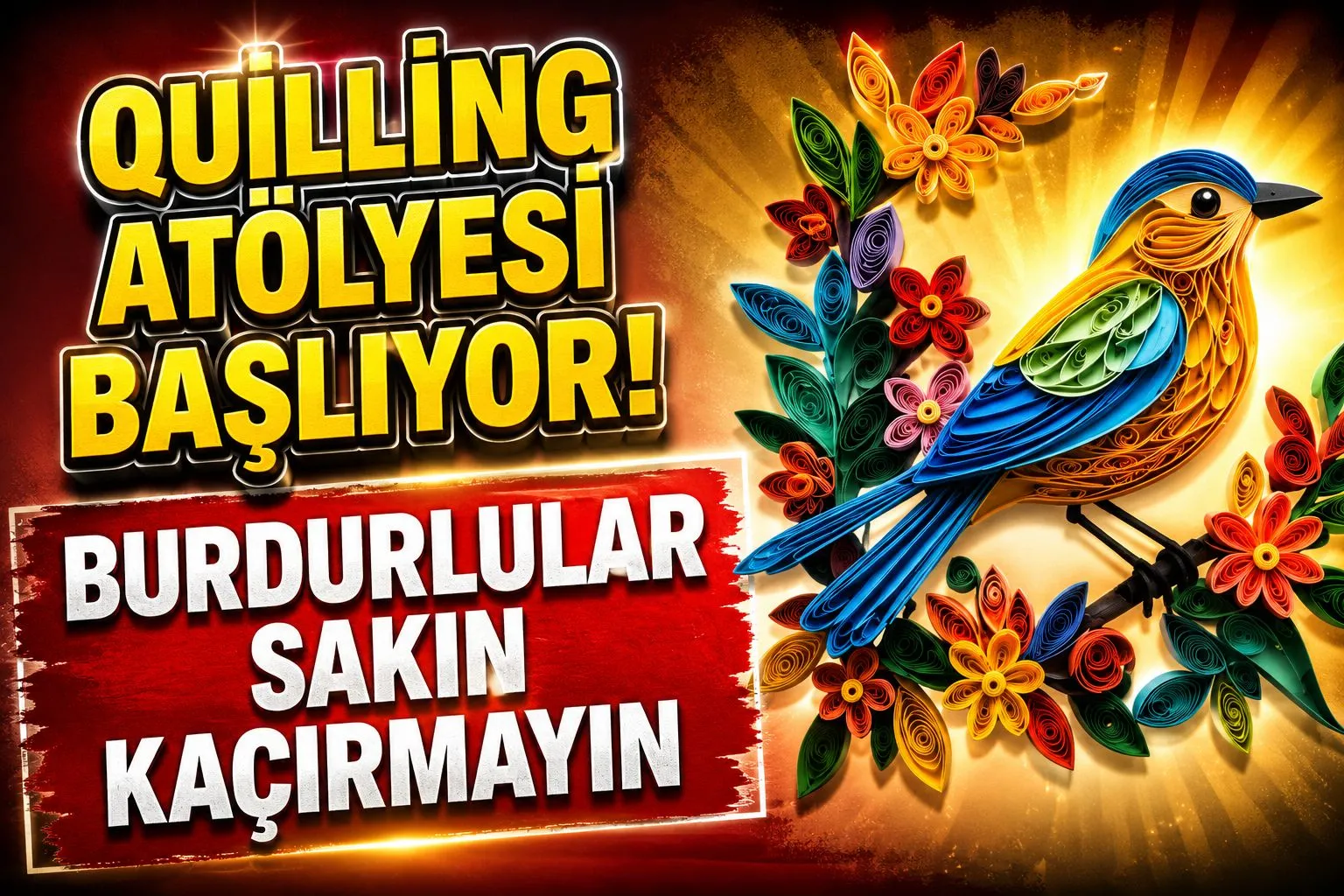 SADECE BUGÜN! BURDUR’DA KAÇIRILMAYACAK SANAT ATÖLYESİ