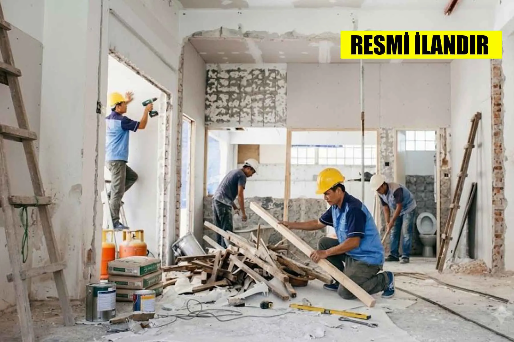 BİNA İŞLERİ YAPTIRILACAKTIR