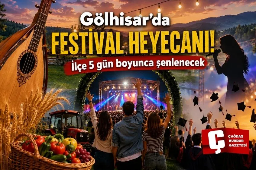 GÖLHİSAR’DA 3. GENÇLİK, SANAT VE TARIM FESTİVALİ BAŞLIYOR