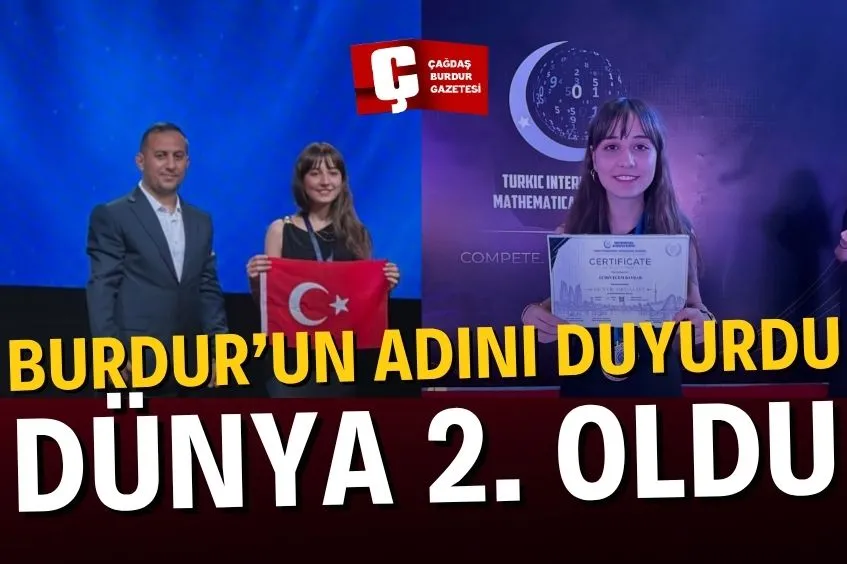 BURDUR’UN ADINI DUYURDU: DÜNYA İKİNCİSİ OLDU