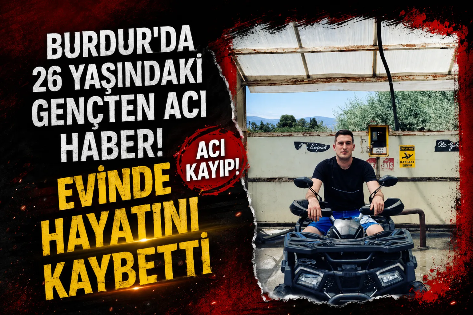 BURDUR'DA KALP KRİZİ GEÇİREN GENÇ EVİNDE ÖLÜ BULUNDU