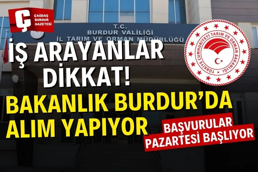 TARIM VE ORMAN BAKANLIĞI BURDUR’DA ALIM YAPIYOR