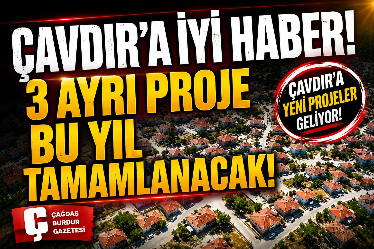 ÇAVDIR’DA EĞİTİME MÜJDE!