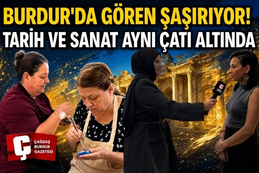 BURDUR BELEDİYESİ SANAT VE TASARIM MERKEZİ’NDE SANAT HER YAŞA ULAŞIYOR