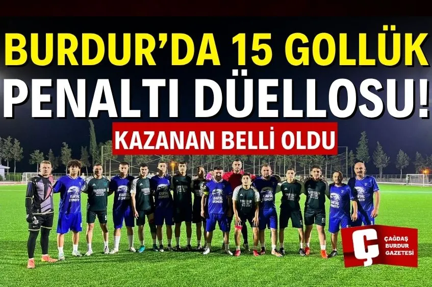 BURDUR BELEDİYESİ 3. MAHALLE VE KÖYLER ARASI FUTBOL TURNUVASI’NDA PLAY-OFF HEYECANI