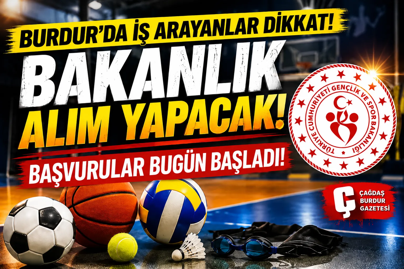 BURDUR’DA İŞ ARAYANLAR DİKKAT! BAŞVURULAR BUGÜN BAŞLADI